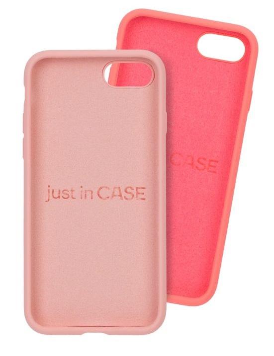 JUST IN CASE Set dve maske za telefon iPHONE SE2 roze