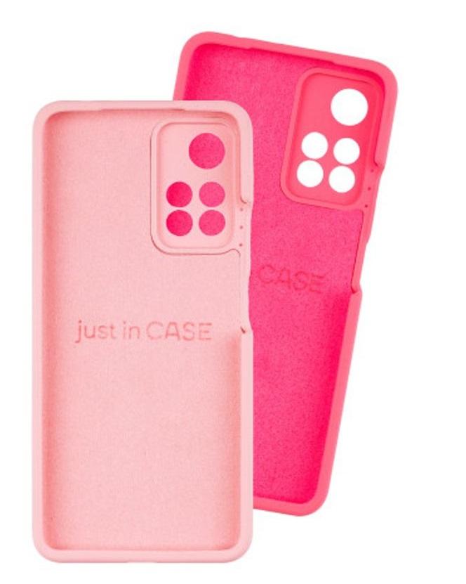 JUST IN CASE Set dve maske za telefon Redmi Note 11 Pro + roze
