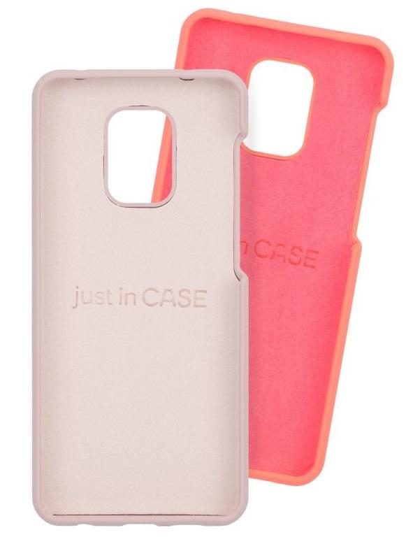 JUST IN CASE Set dve maske za telefon Redmi Note 9 Pro/Pro Max/ 9S roze