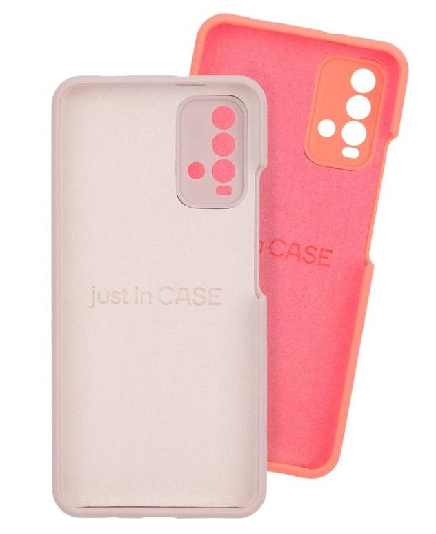 JUST IN CASE Set dve maske za telefon Redmi Note 9/Redmi 9T roze
