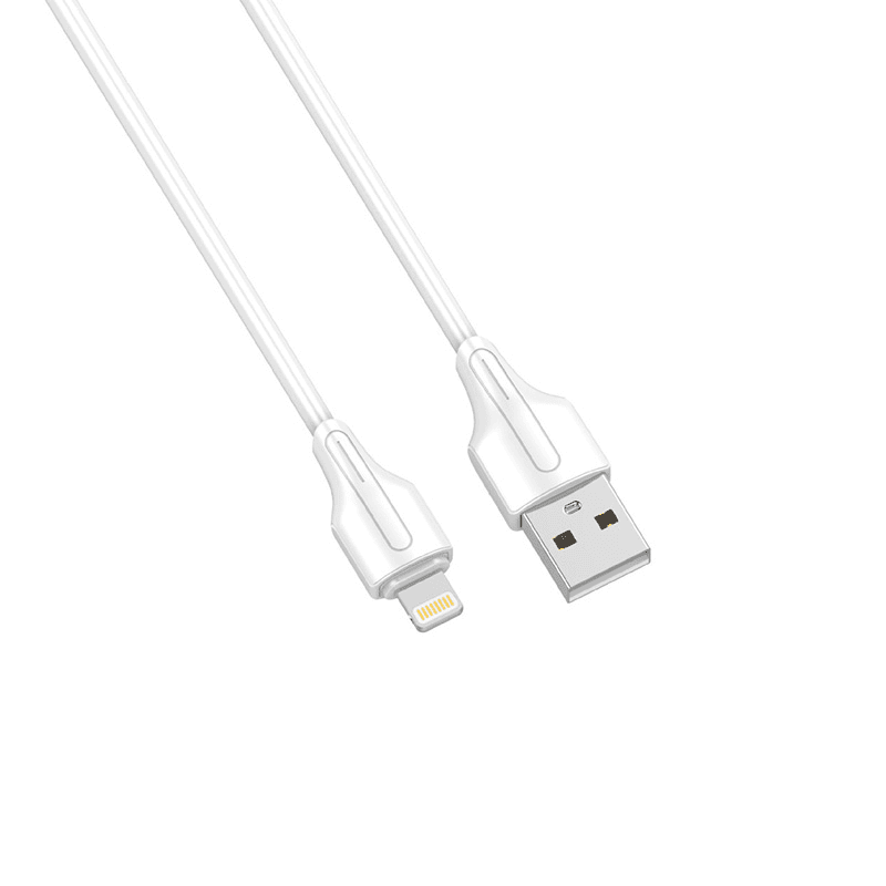 LDNIO Data kabl LS542 2.1A USB na Lightning 2m beli