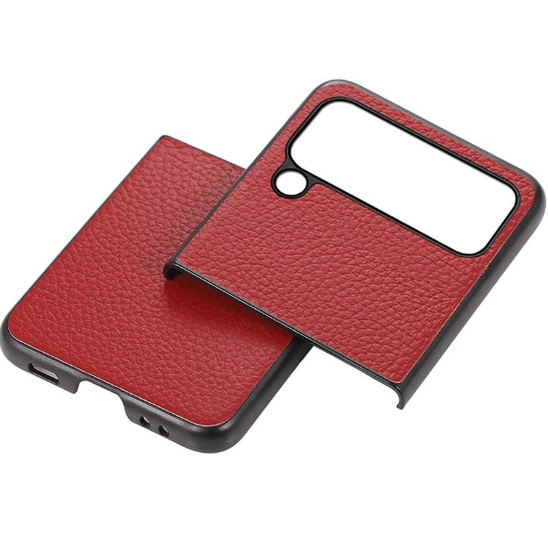 Selected image for Maska Elegant Leather za Samsung Z Flip 4 crvena