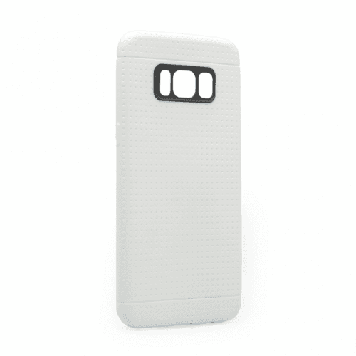 Maska Polka dots za Samsung G955 S8 Plus bela