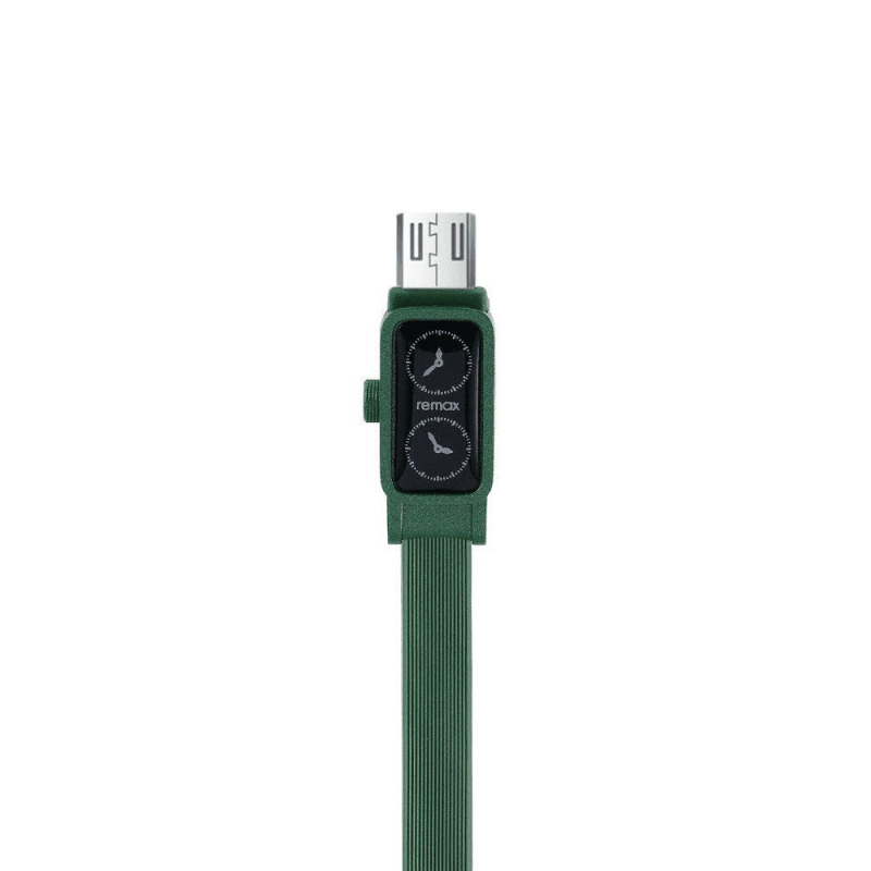 REMAX Data kabl Watch RC-113m micro USB 1m zeleni