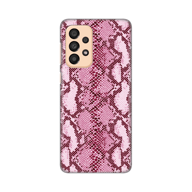 Silikonska maska za Samsung A336B Galaxy A33 5G Pink Snake Print roze