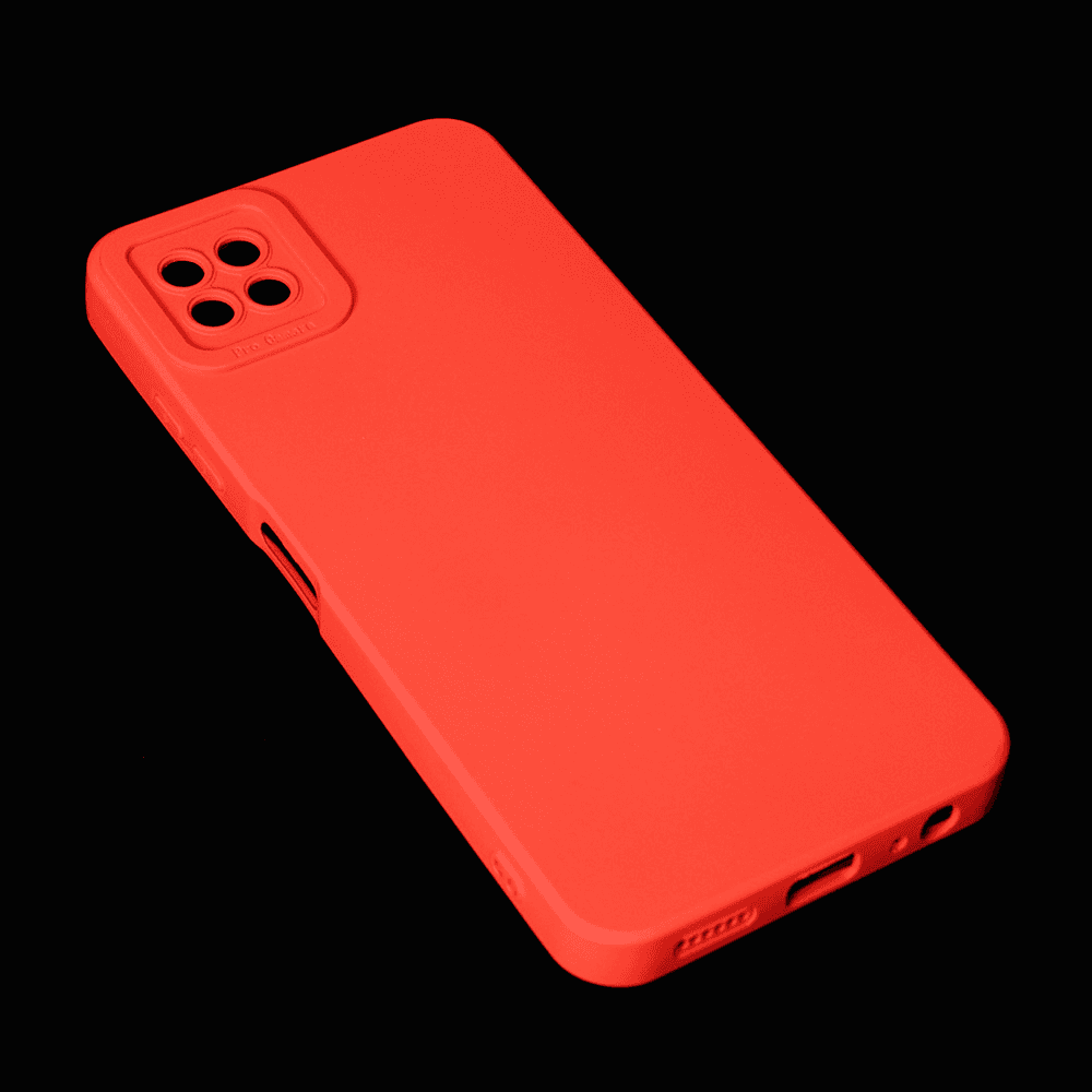 TELEMPIRE Silikonska maska za telefon color za Samsung A226B Galaxy A22 5G crvena