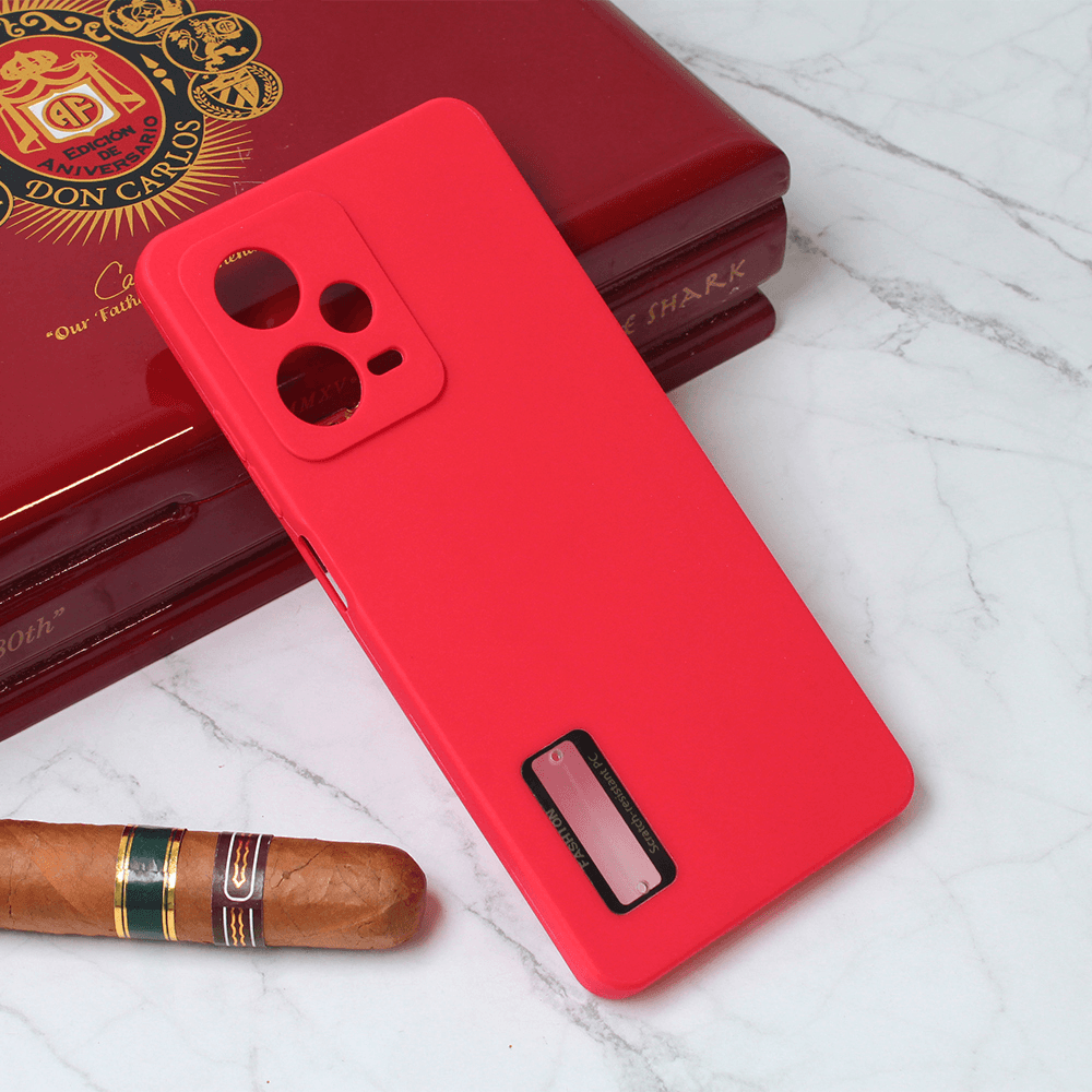 TERACELL Maska Soft Silicone za Xiaomi Redmi Note 12 Pro 5G (EU) crvena