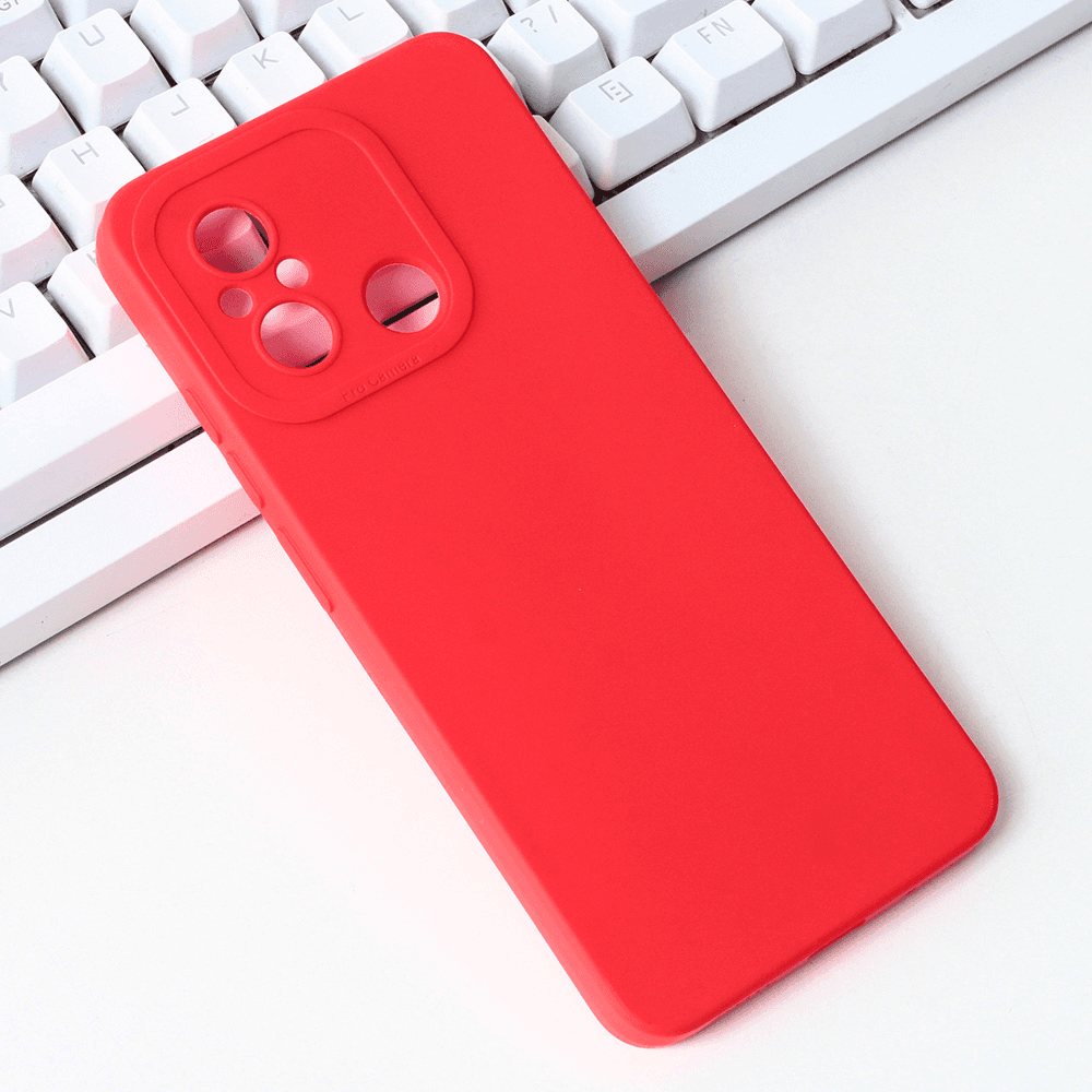 Selected image for TERACELL Maska za Xiaomi Redmi 12C Silikon Pro Camera crvena