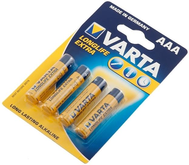 Selected image for Varta Longlife alkalna baterija LR03 4/1