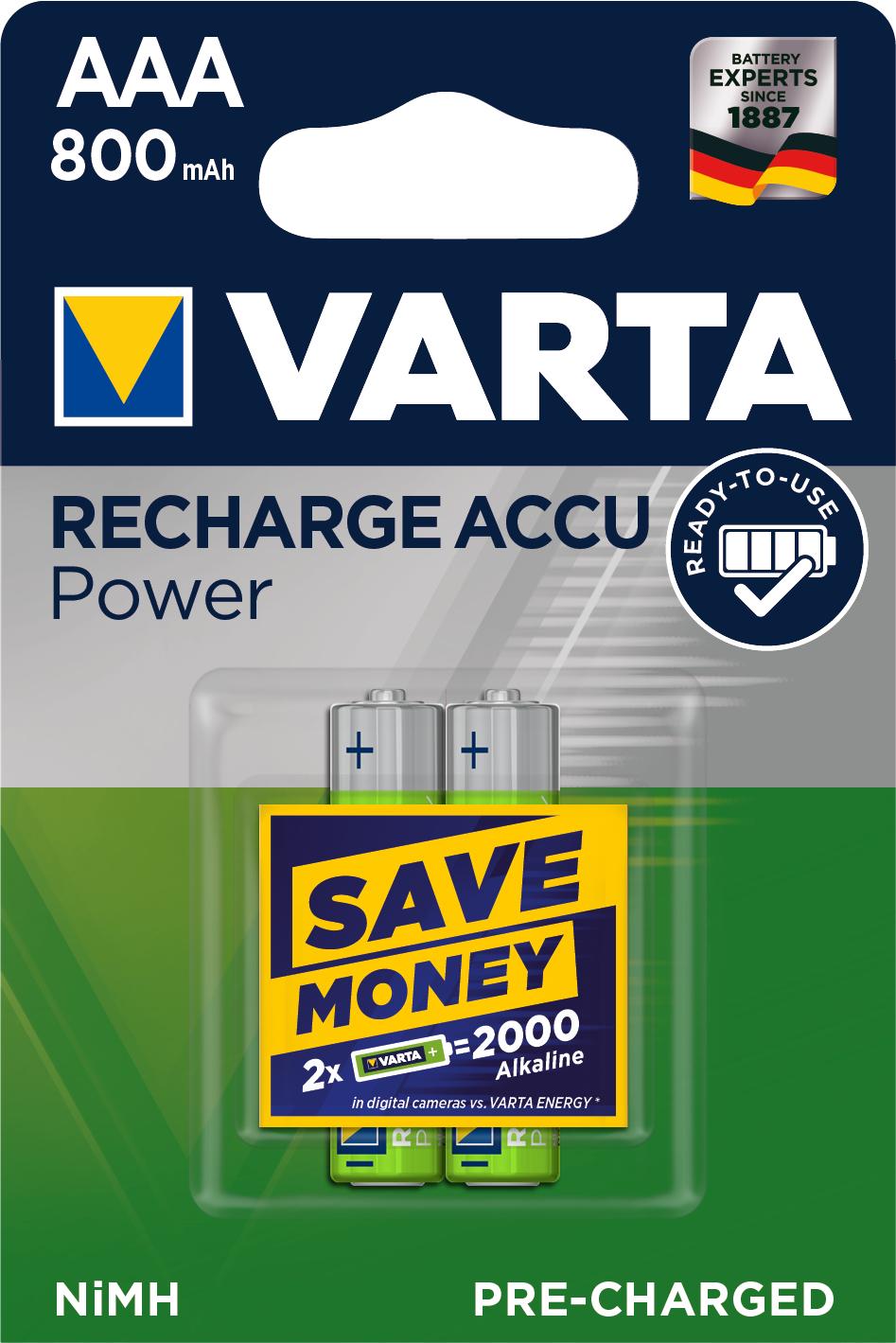 Selected image for Varta Punjiva baterija HR03 800mAh 2/1
