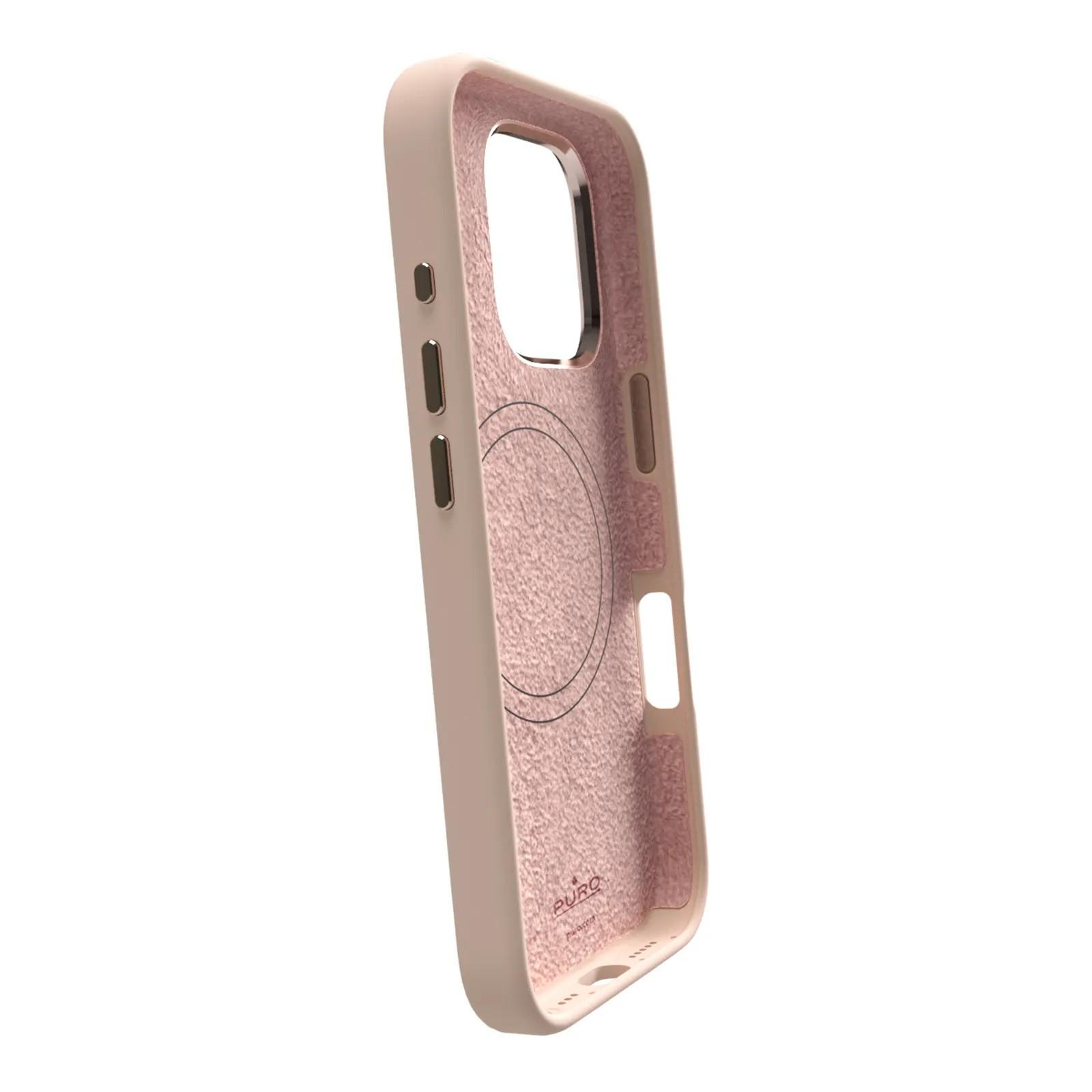 PURO Maska za iPhone 16 Pro, Icon Mag, Bež