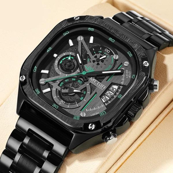 Megir Muški sat 2217, Crni