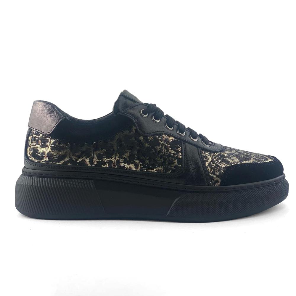 Mona Shoes Ženske patike, Soft uložak, Kožne, Crne