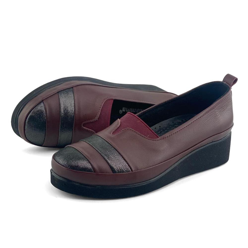 Mona Shoes Ženske cipele, Kožne, Bordo