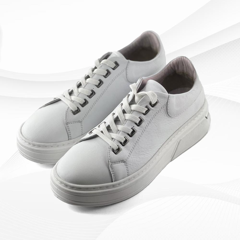 Mona Shoes Ženske patike, Kožne, Bele