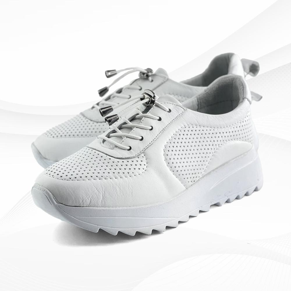 Mona Shoes Ženske patike, Kožne, Bele