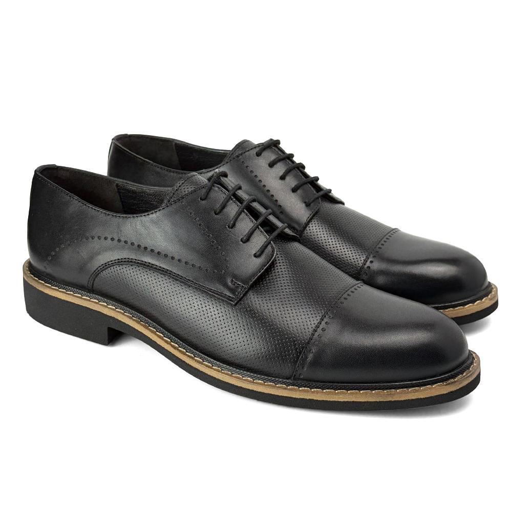 Mona Footwear Muške kožne cipele, Crne