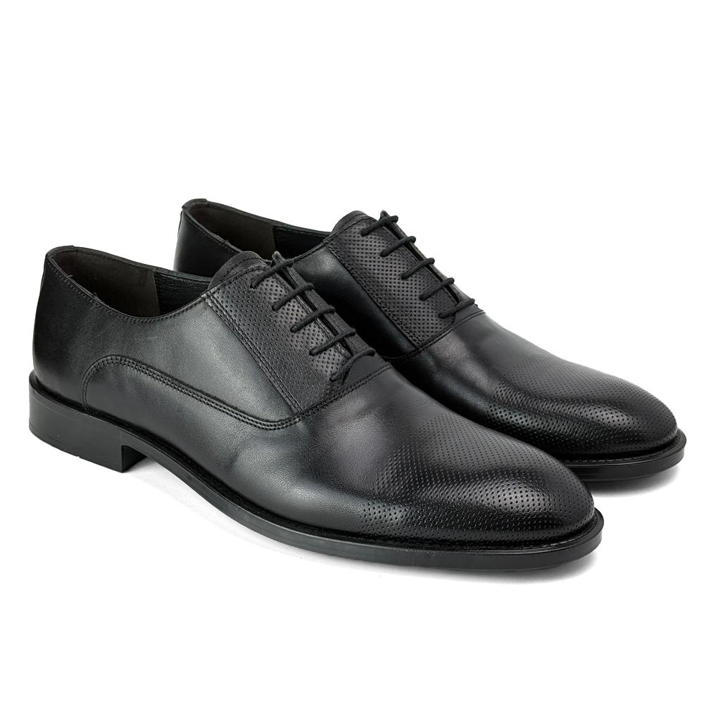 Mona Footwear Muške kožne cipele, Crne