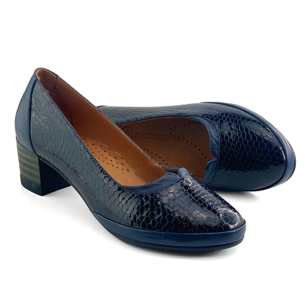 Mona Shoes Ženske cipele, Kožne, Tamnoplave