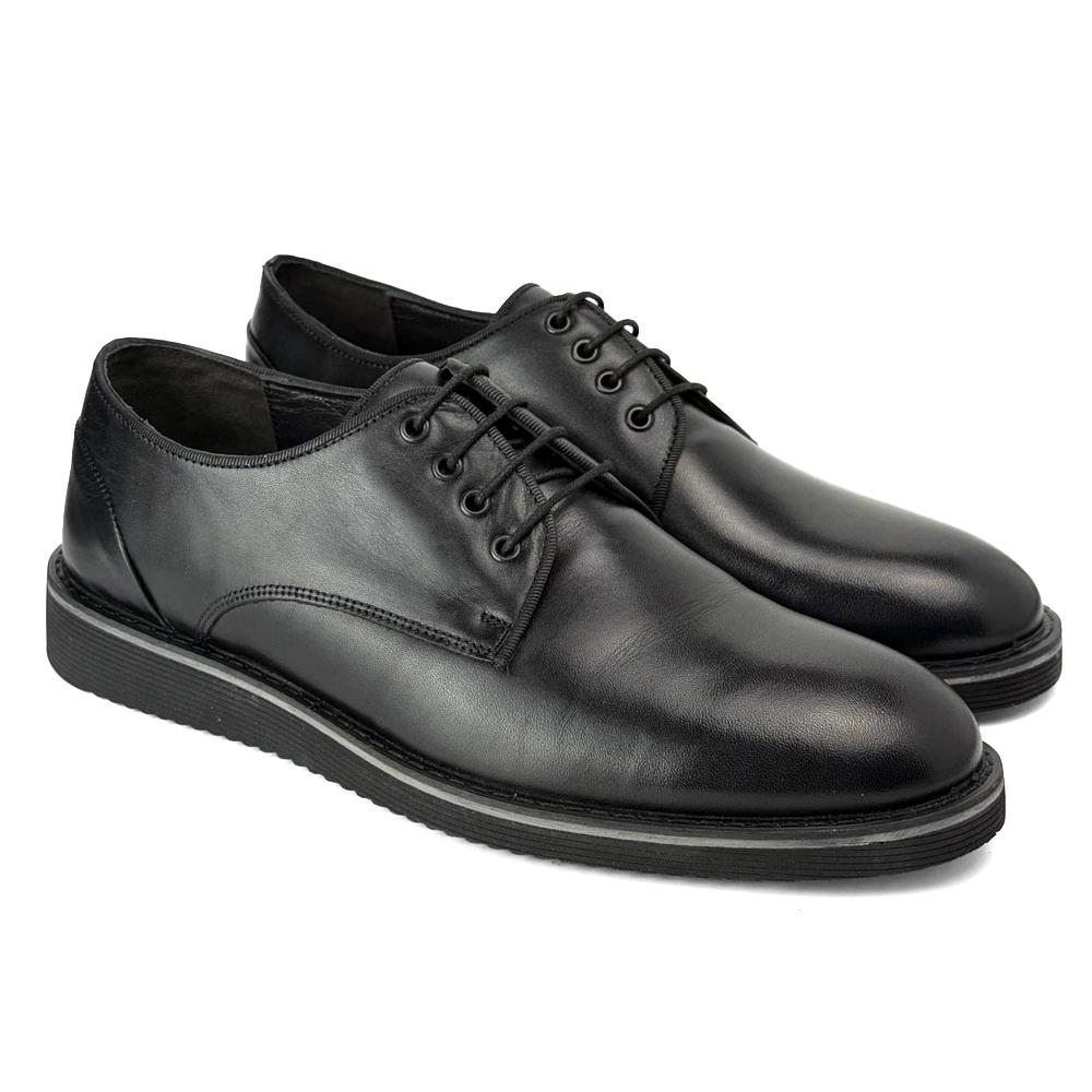 Mona Footwear Muške kožne cipele, Crne