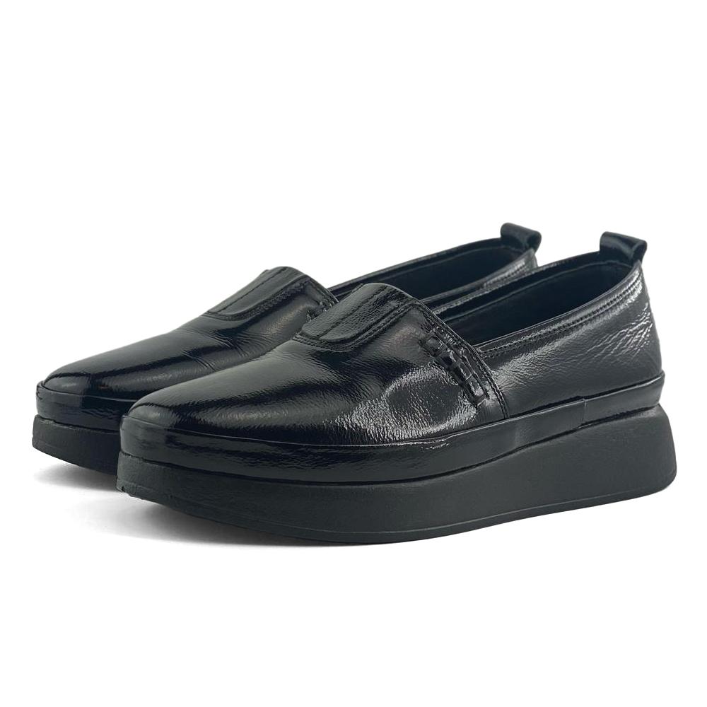 Mona Shoes Ženske mokasine, Kožne, Crne