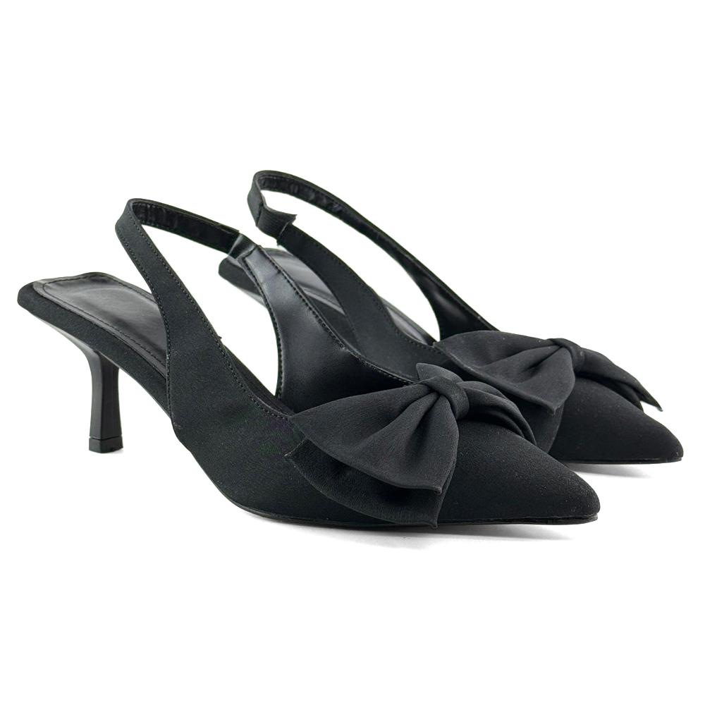 Mona shoes Ženske sandale na štiklu, Crne