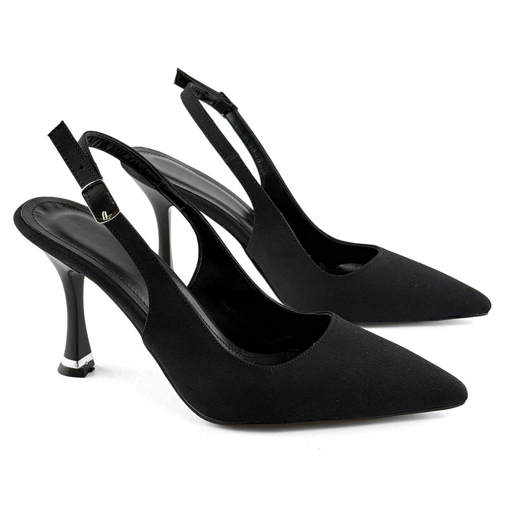 Mona shoes Ženske sandale na štiklu, Crne