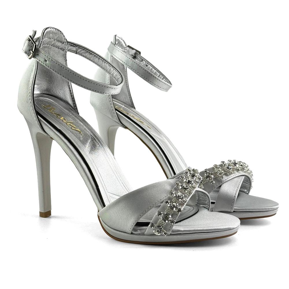 Mona shoes Ženske sandale, Srebrne boje