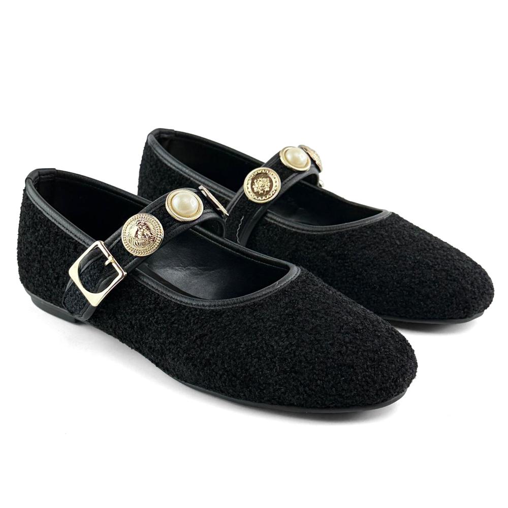 Mona shoes Ženske baletanke, Crne