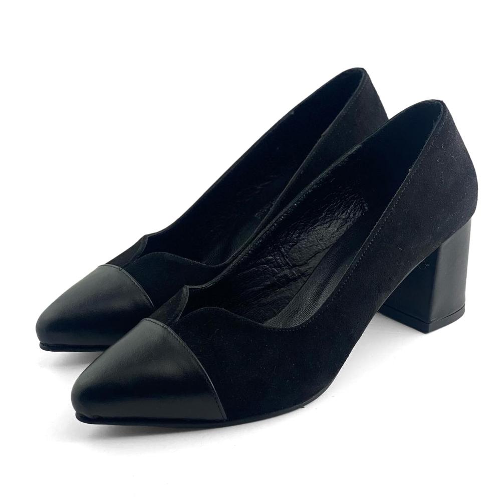 Mona Shoes Ženske cipele, Kožne, Crne