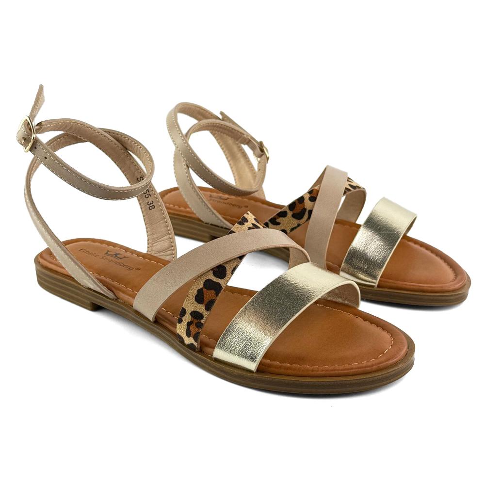 Emelie Strandberg Ženske sandale, Bež