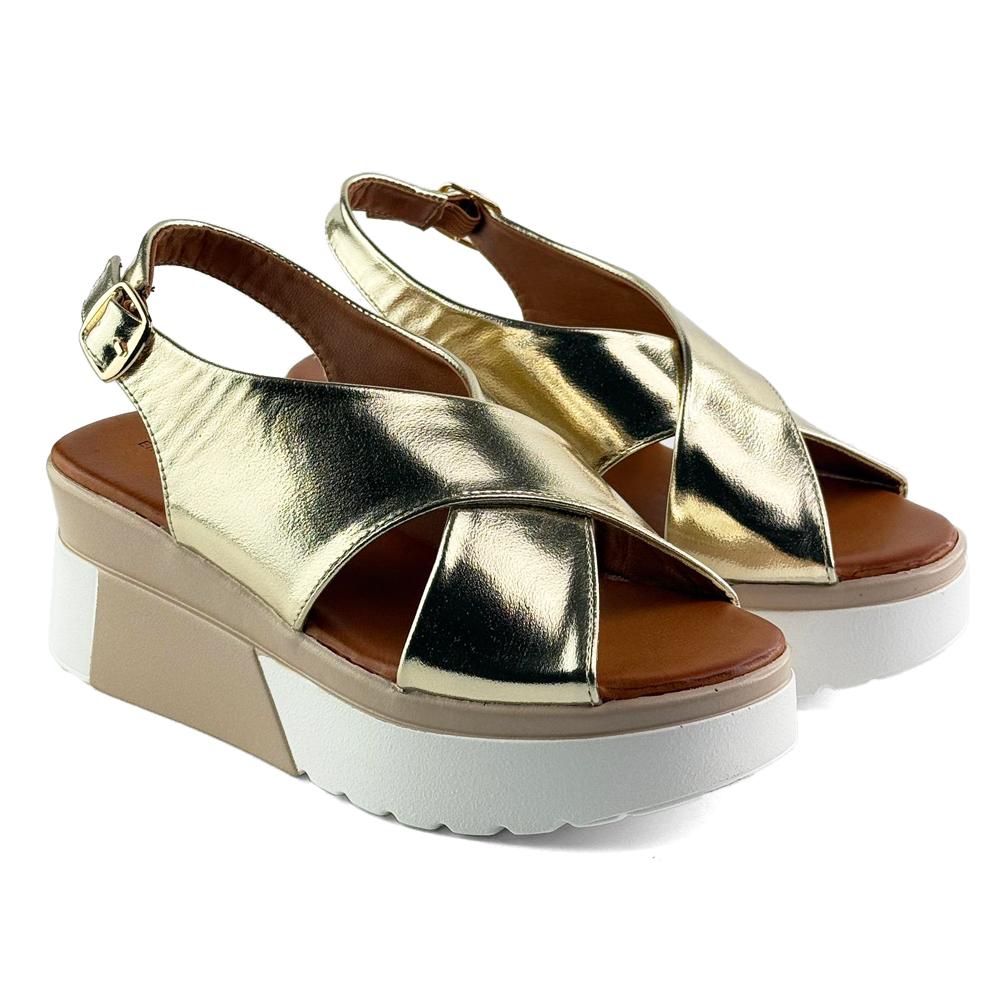 Emelie Strandberg Ženske sandale, Zlatne boje