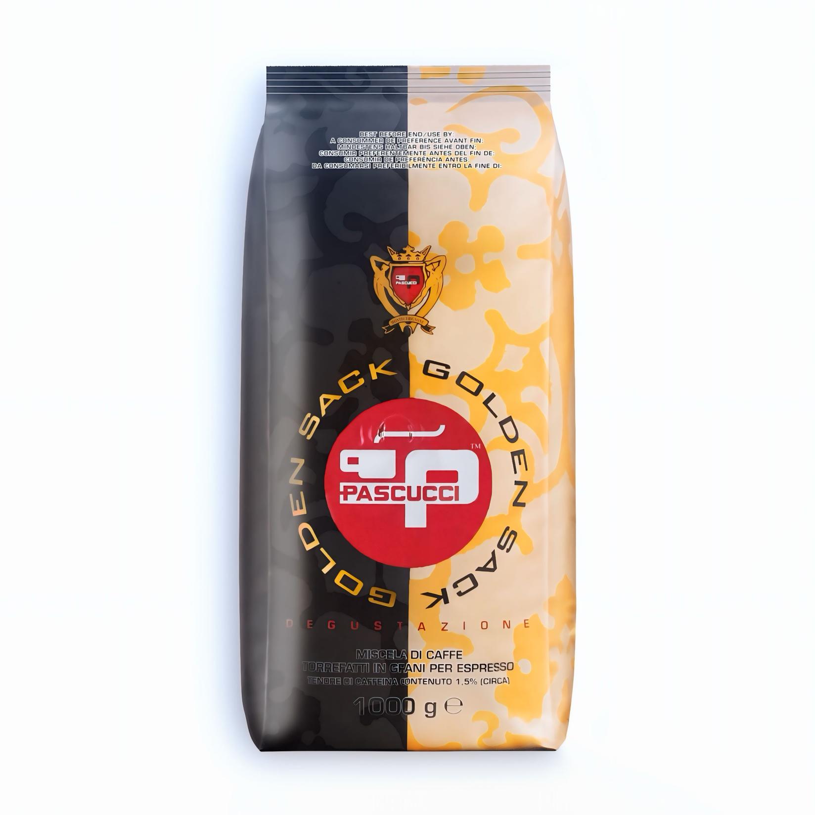 Caffe Pascucci Kafa u zrnu Golden Sack, 1 kg