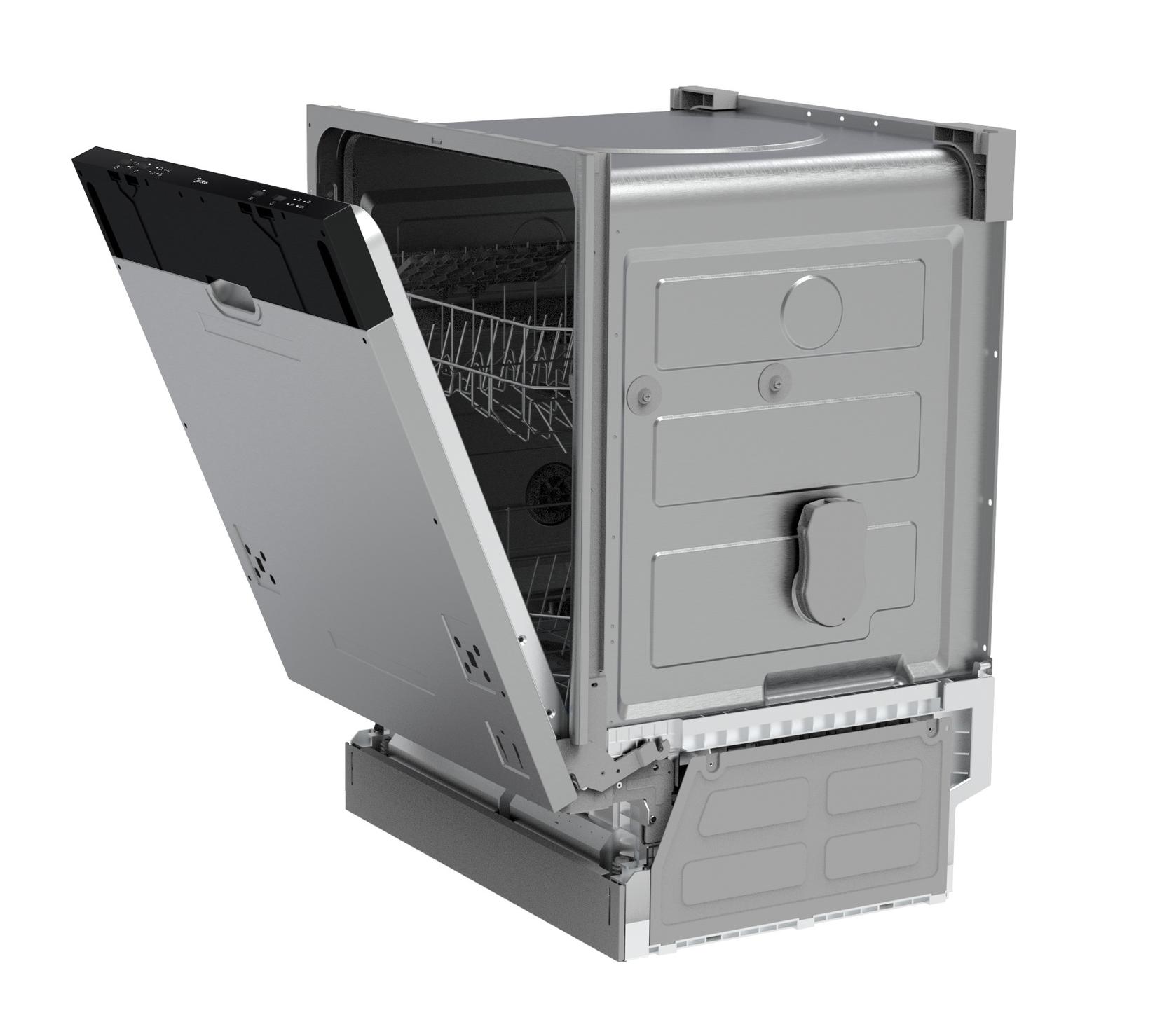 Midea Ugradna mašina za pranje sudova MID60S120-HR, 12 kompleta, Siva