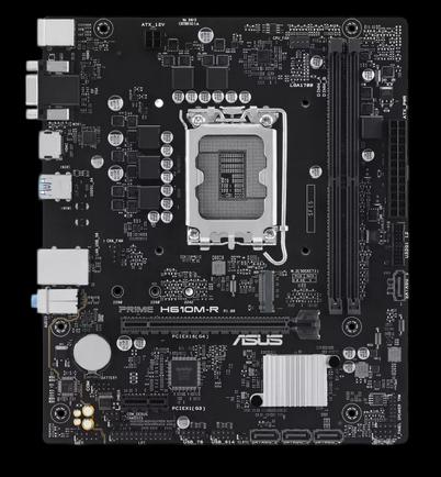 ASUS matična ploča Prime H610M-R SI LGA1700 DDR5 5600MHz M.2 DP/HDMI/VGA
