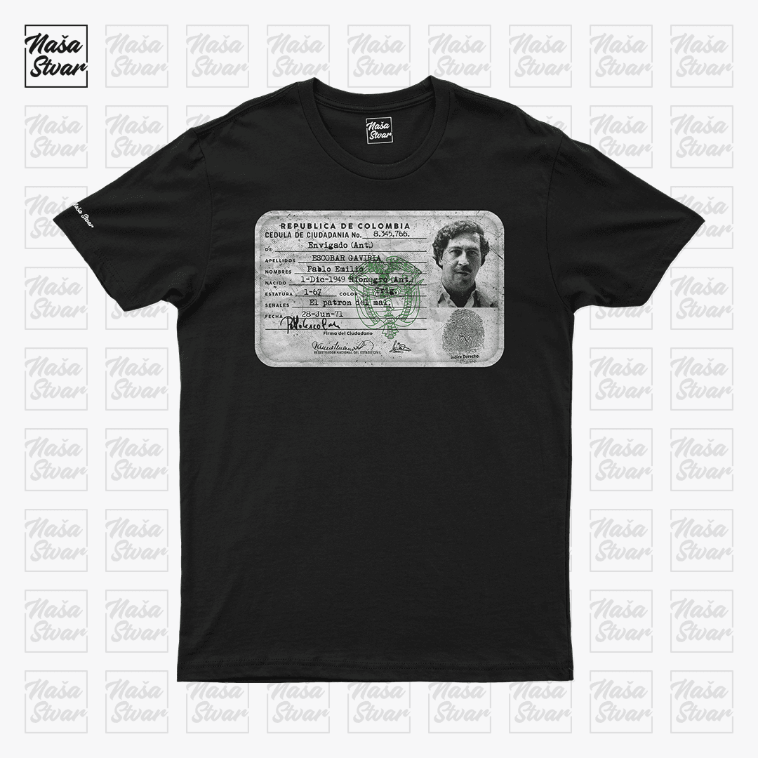 Naša Stvar Envigado Muška majica kratkih rukava, Crna