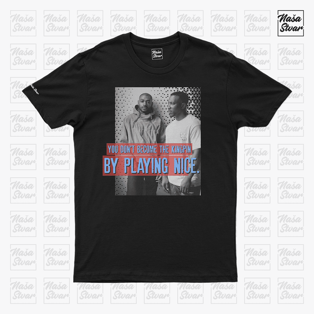 Naša Stvar Top Boy Muška majica kratkih rukava, Crna