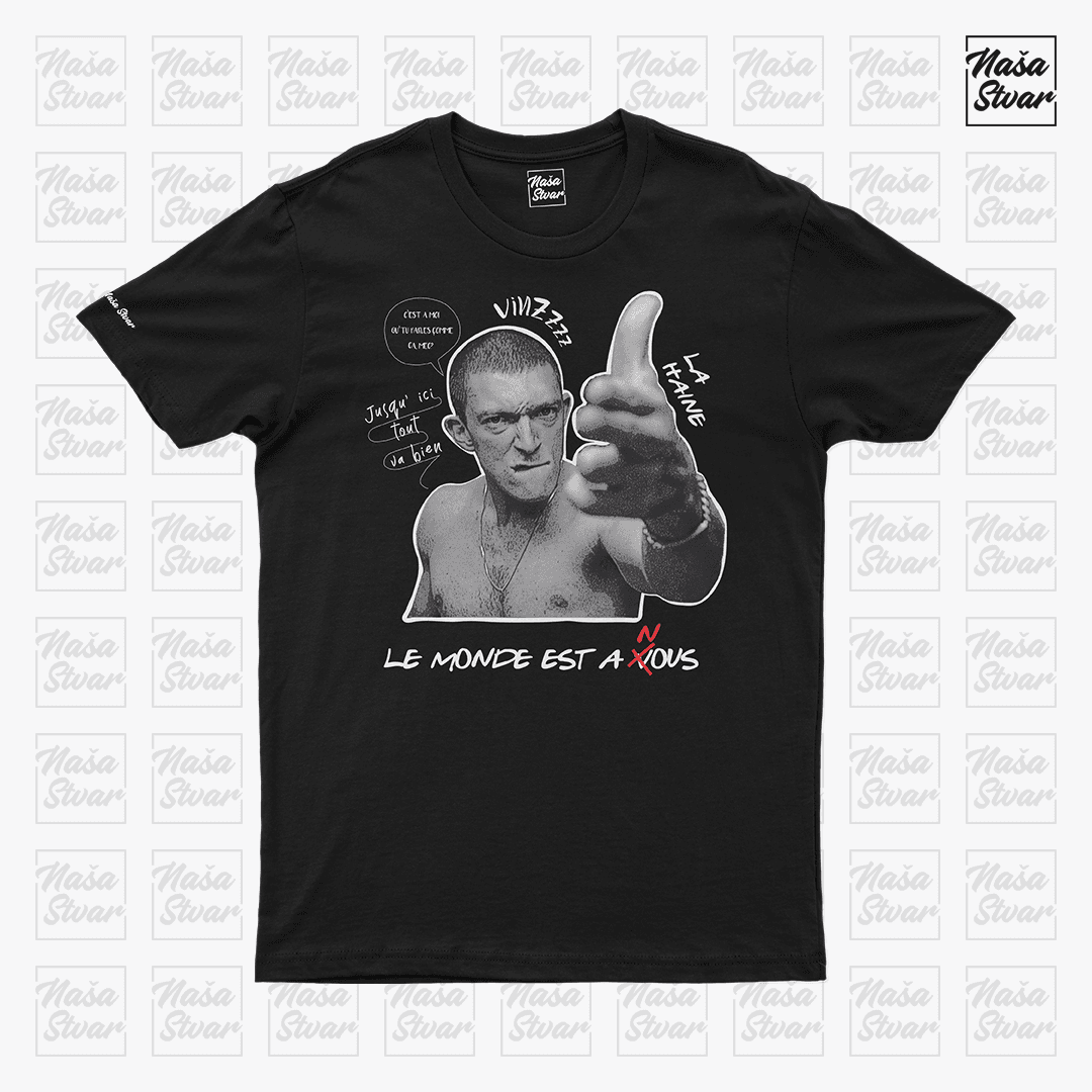 Naša Stvar Vinz Muška majica kratkih rukava, Crna