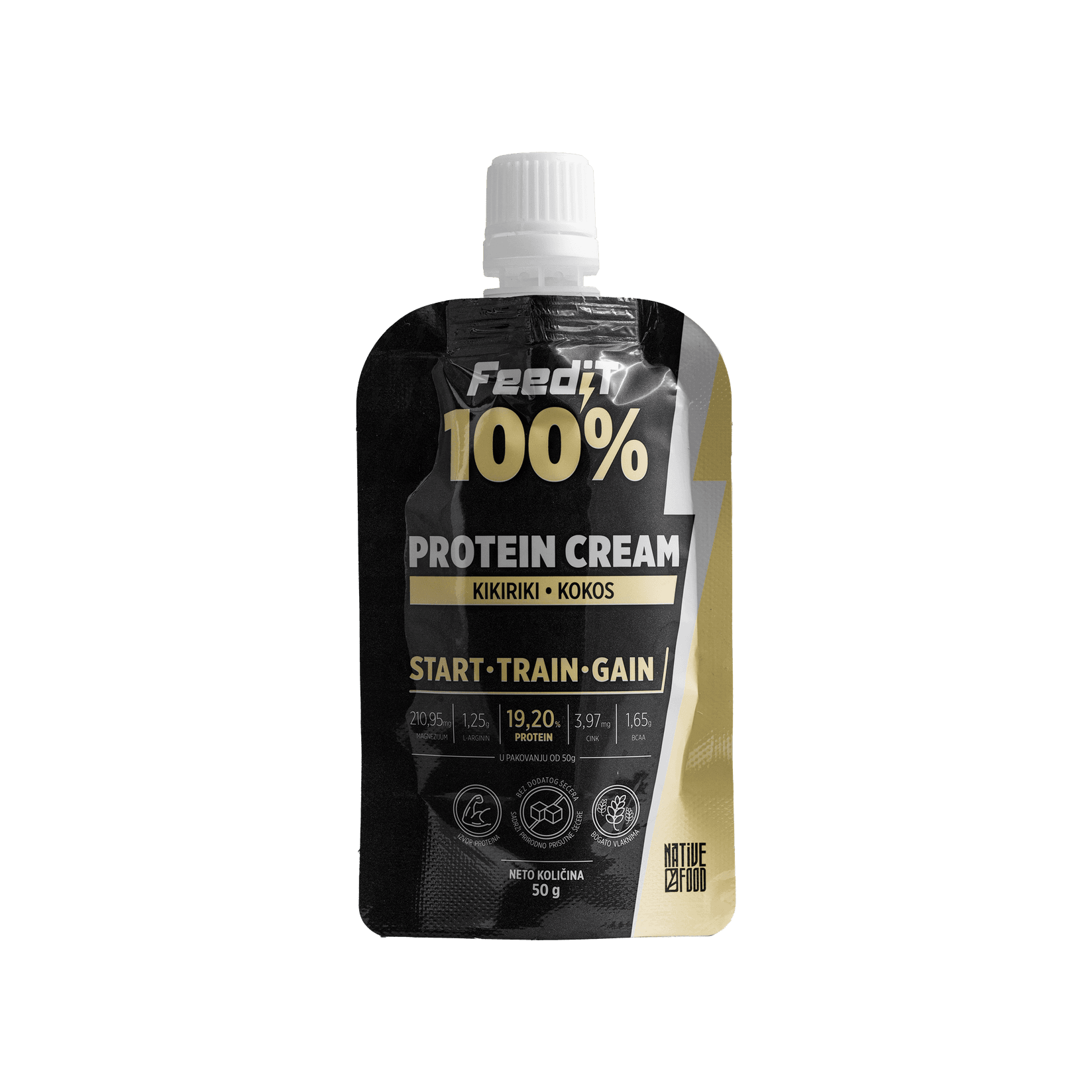 Feedit Protein krem Kikiriki i kokos, 50 g