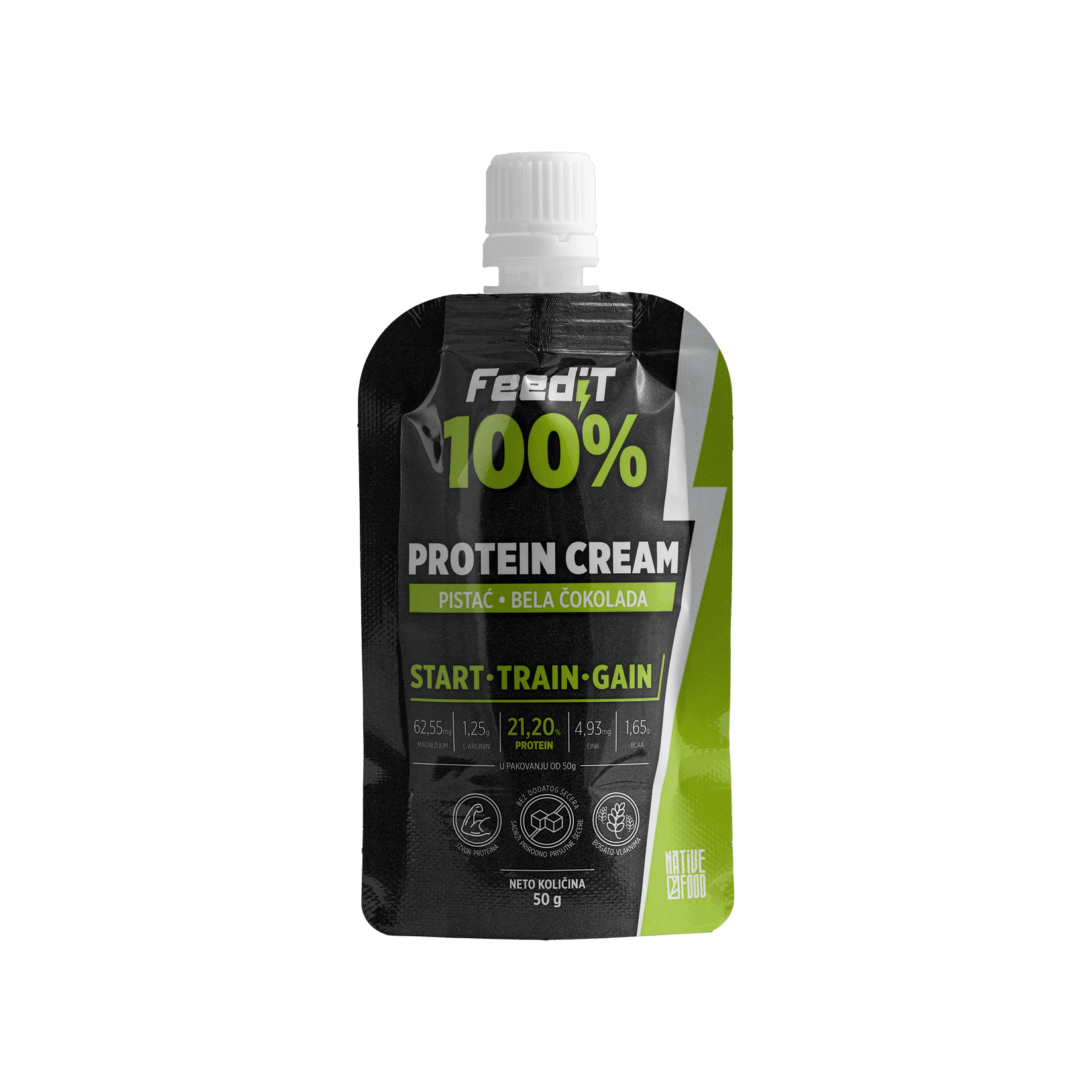 Feedit Protein krem Pistać i bela čokolada, 50 g