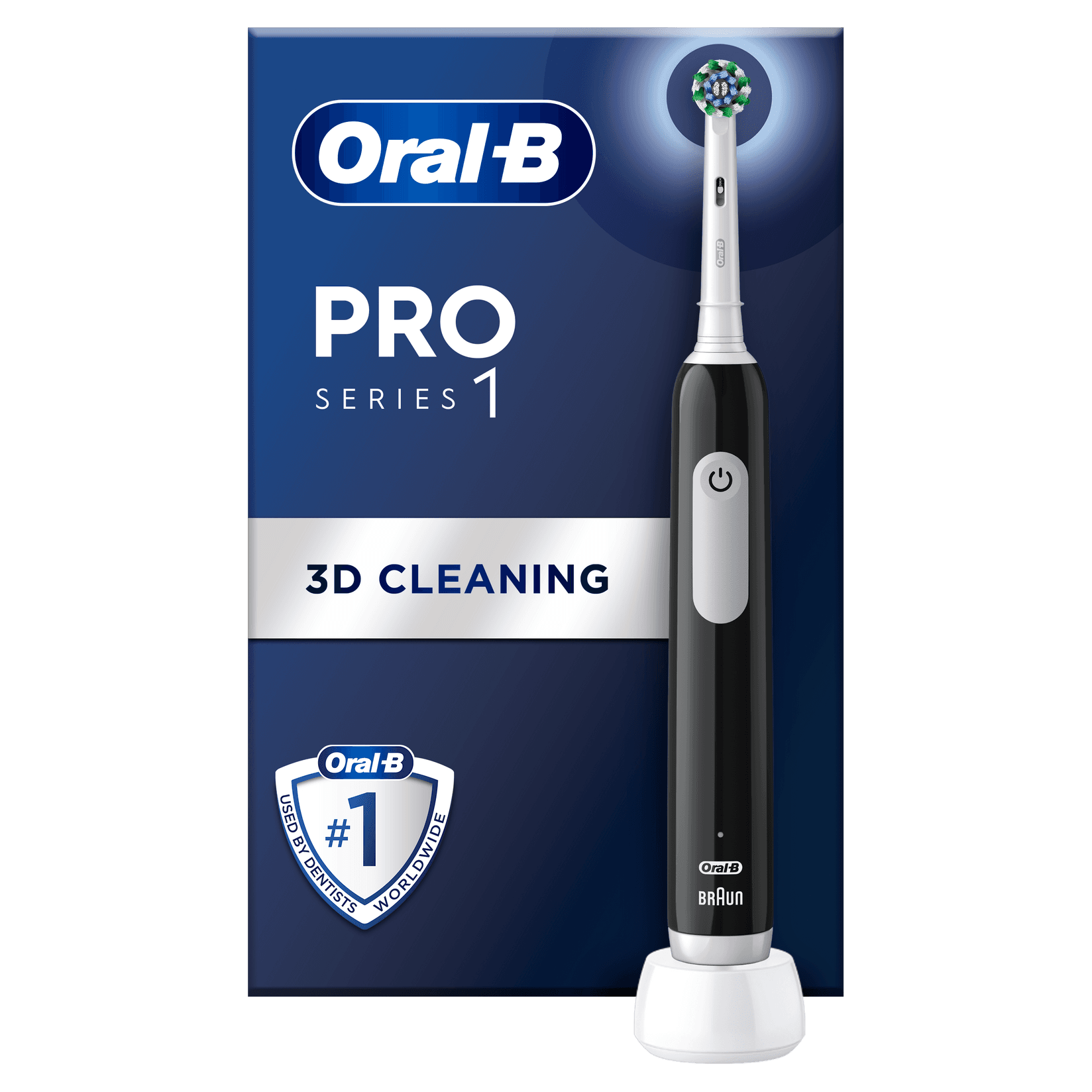 ORAL-B Električna četkica za zube Pro Serija 1, Crna