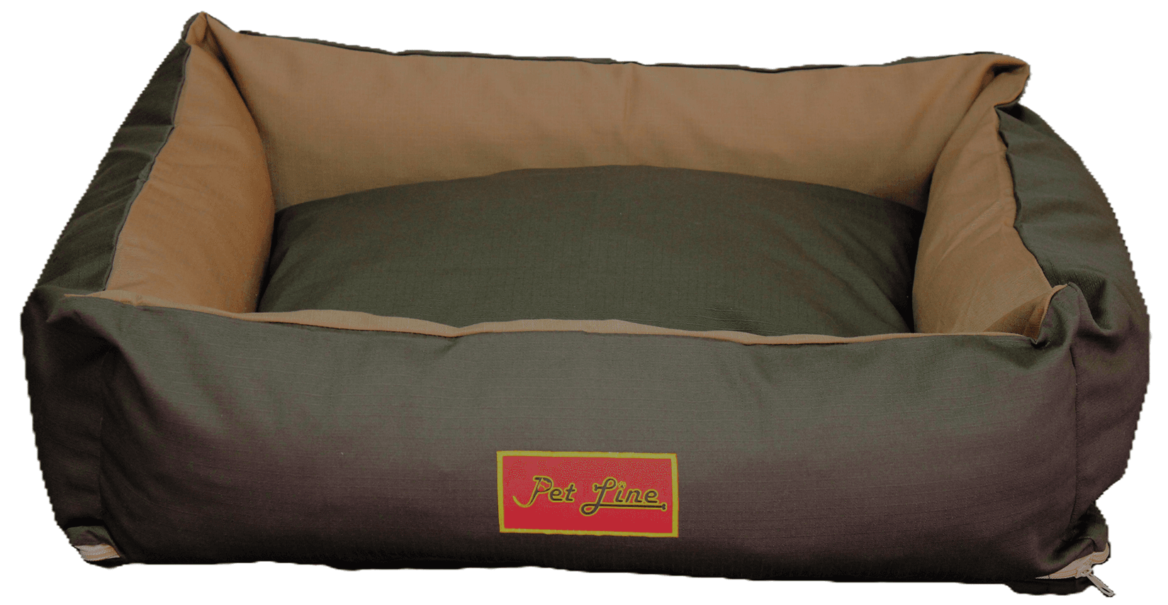 Pet Line Krevet za pse, 100x80cm, Maslinasto-braon