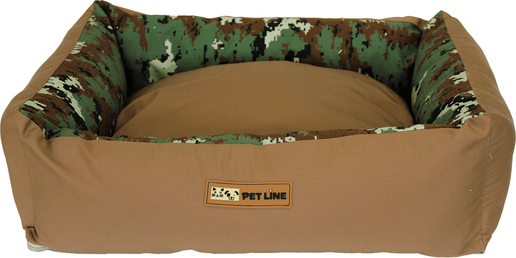Pet Line Krevet za pse, 60x45cm, Braon-maskirni