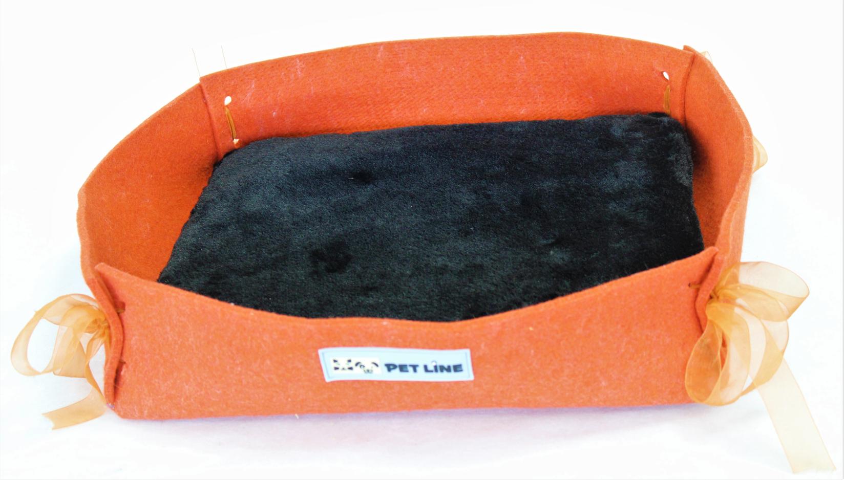 Pet Line Krevet za pse, 51x41cm, Narandžasti