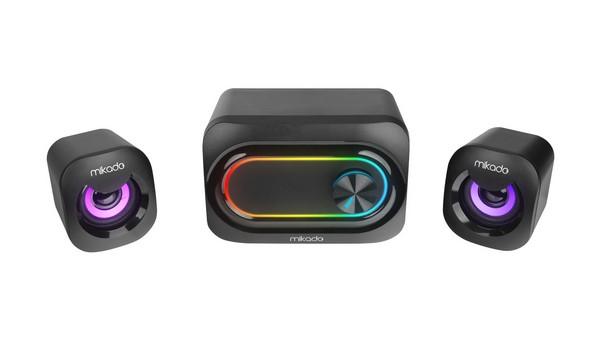 Mikado geјmerski zvučnik MD-511 5W+3Wx2 USB RGB LED 2.1