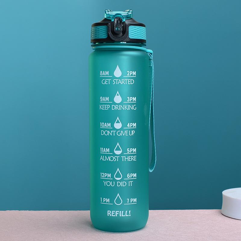 Flašica za vodu, 1 L, Zelena