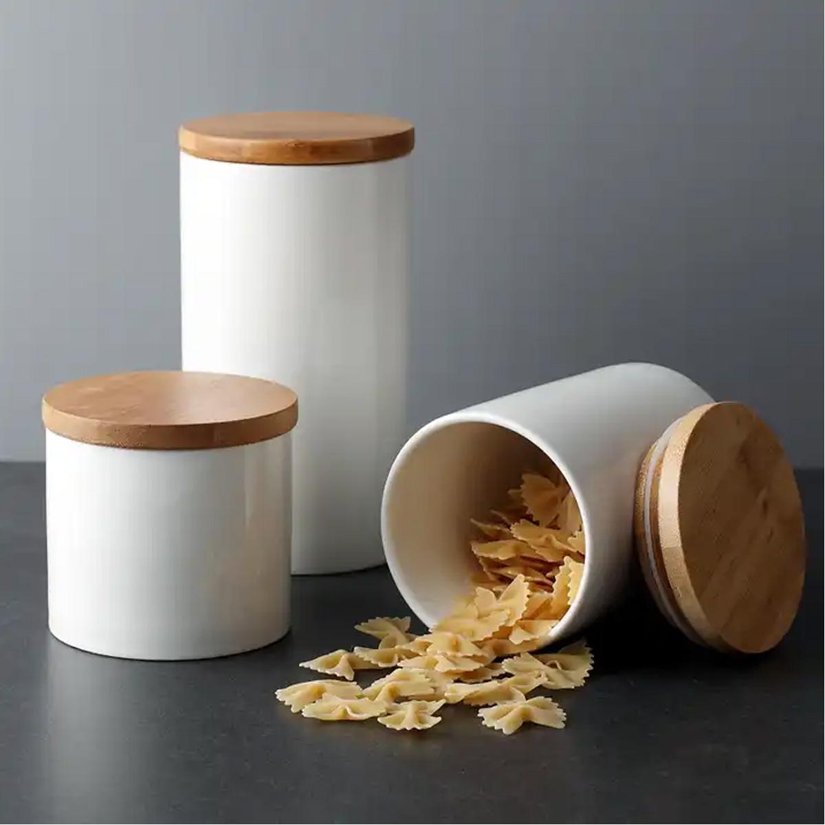 Malu Home Keramička posuda za začine Wood MU0721-22