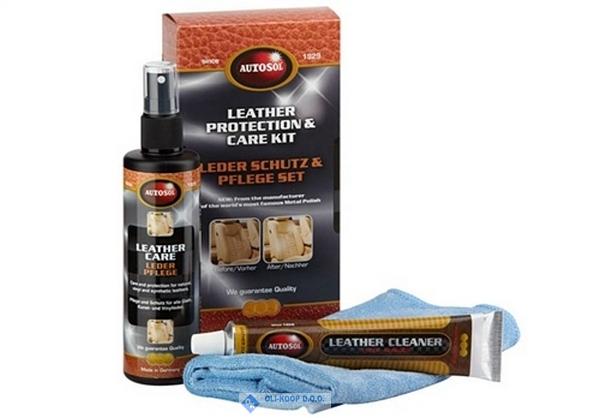 AUTOSOL Set za poliranje i održavanje kože LEATHER PROT&CARE KIT