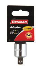 BENMAN Adapter 1/2"NEG3/8"POZ