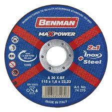 BENMAN Rezna ploča 180x2.5 MET